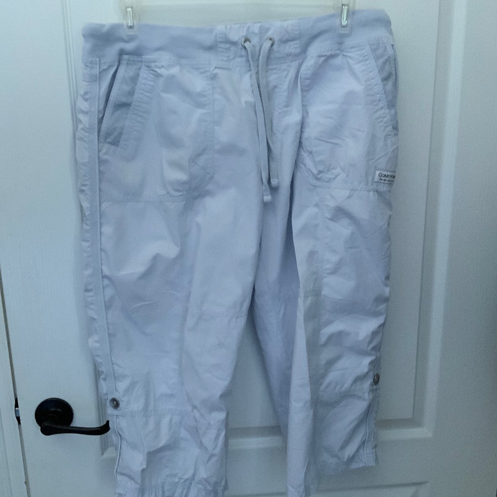 CALVIN KLEIN LIGHT BLUE CAPRIS ADJUSTABLE LENGTH SZ XXL